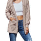 Double Take - Full Size Teddy Hooded Jacket with Pockets