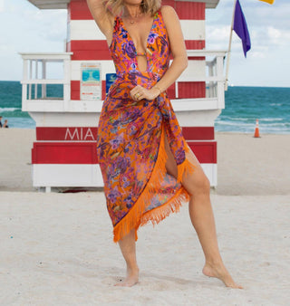 Lia Sahara - Fringed Pareo