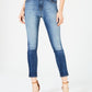 Kut from the Kloth Women's Meghan High Rise Ankle Cigarette Leg Jeans Blue Size 8