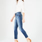 Kut from the Kloth Women's Meghan High Rise Ankle Cigarette Leg Jeans Blue Size 8