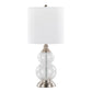 Belle Modern Seeded Glass Table Lamps – Set of 2
