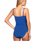Kallure - DD-Cup Twist Front Underwire One Piece Swimsuit