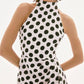 Joseph Ribkoff - Polka Dot Halter Dress