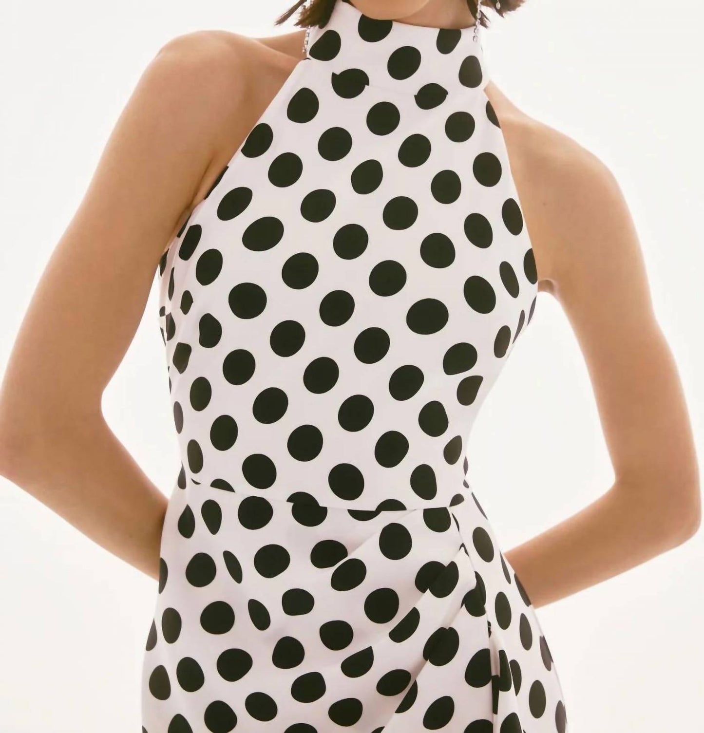 Joseph Ribkoff - Polka Dot Halter Dress