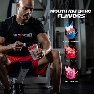 Pre Workout Six Star Powder Drink Mix Sports Nutrition Fruit Punch (30 Servings)