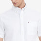 Tommy Hilfiger Men's Big & Tall Classic Fit Porter Textured Shirt White Size 3X