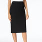 Kasper Women's Crepe Pencil MIDI Skirt Black Size 6