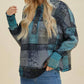 Double Take - Cozy Plaid Oversized Hoodie
