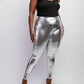The Curve La - Plus Size Faux Leather High Rise Leggings