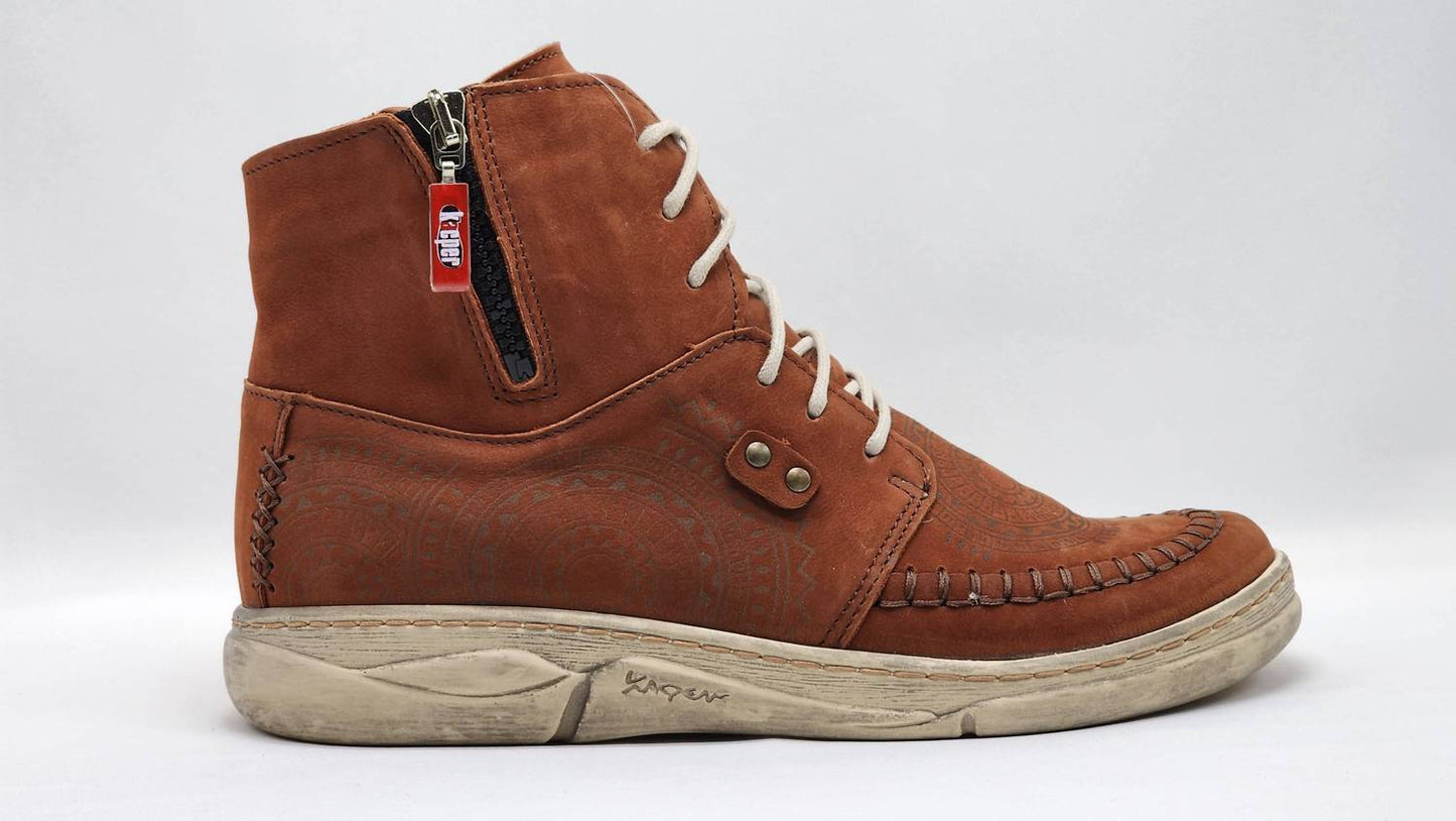 Kcr Group - Women's Timeless Zip-Up Leather Boots