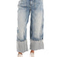 Free People - Olsen Cuffed Barrel Jeans