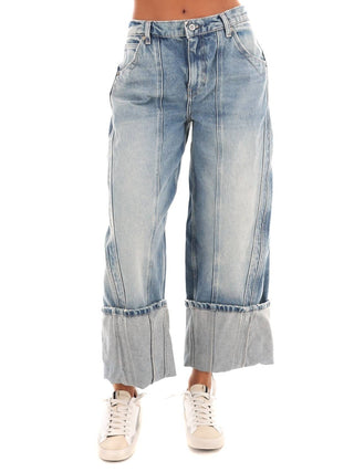 Free People - Olsen Cuffed Barrel Jeans