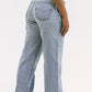 Aligrace - Belted Customs Jeans