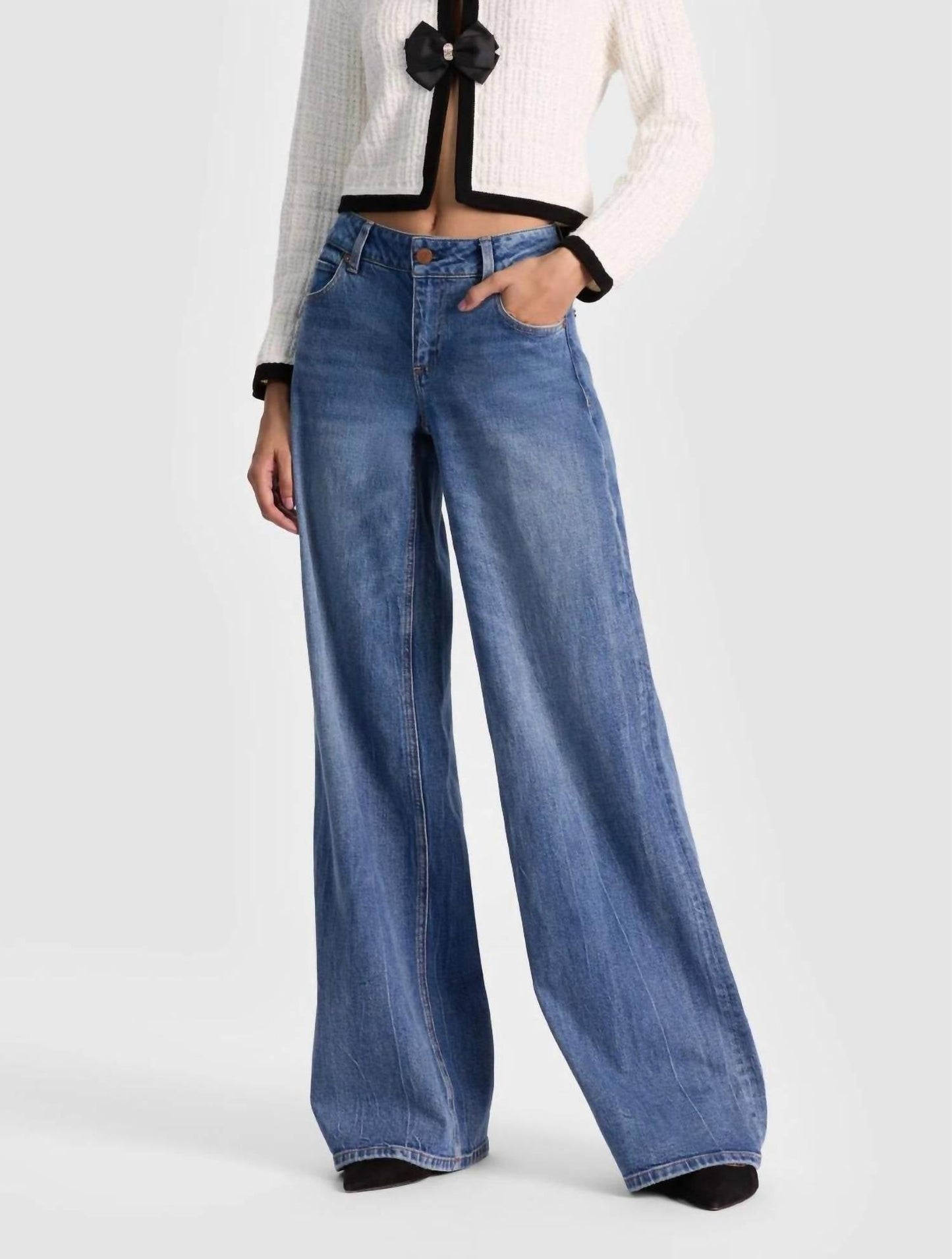 Alice + Olivia - Akira Bow Cardigan