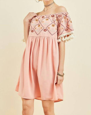 Entro - Wildflower Off The Shoulder Dress