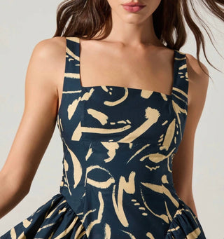 Astr - Vinya Drop Waist Midi Dress