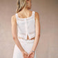 Bella Dahl - BUTTON BACK CROCHET TOP