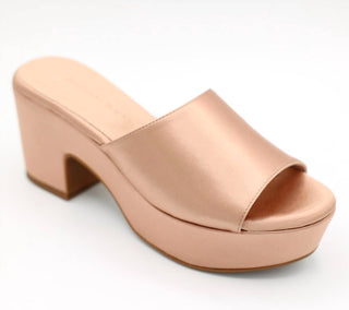 Chocolat Blu - Women Golden Platform Heel Sandal