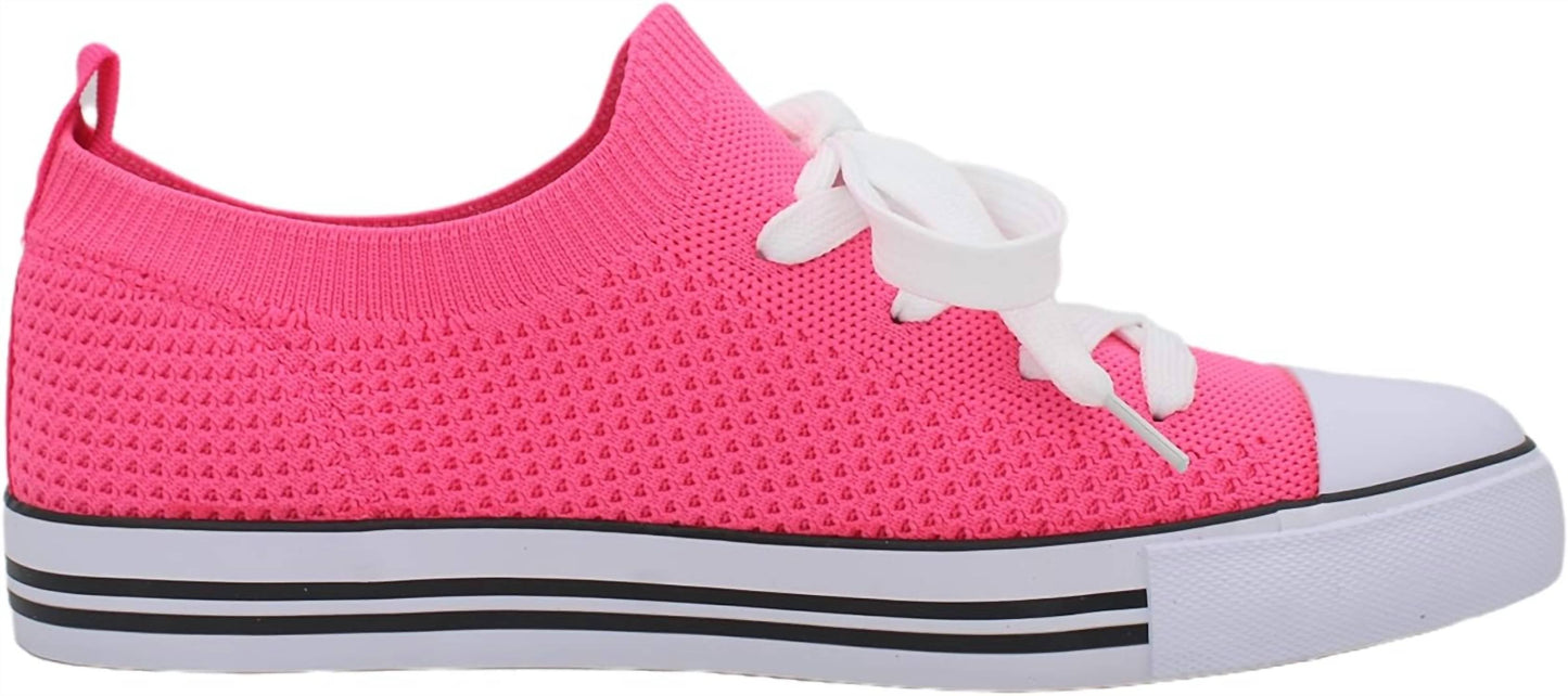Epicstep - Women's Mesh Knit Lace Sneakers
