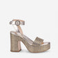 Agl - Women's Sandy Metallic Open Toe Sandal