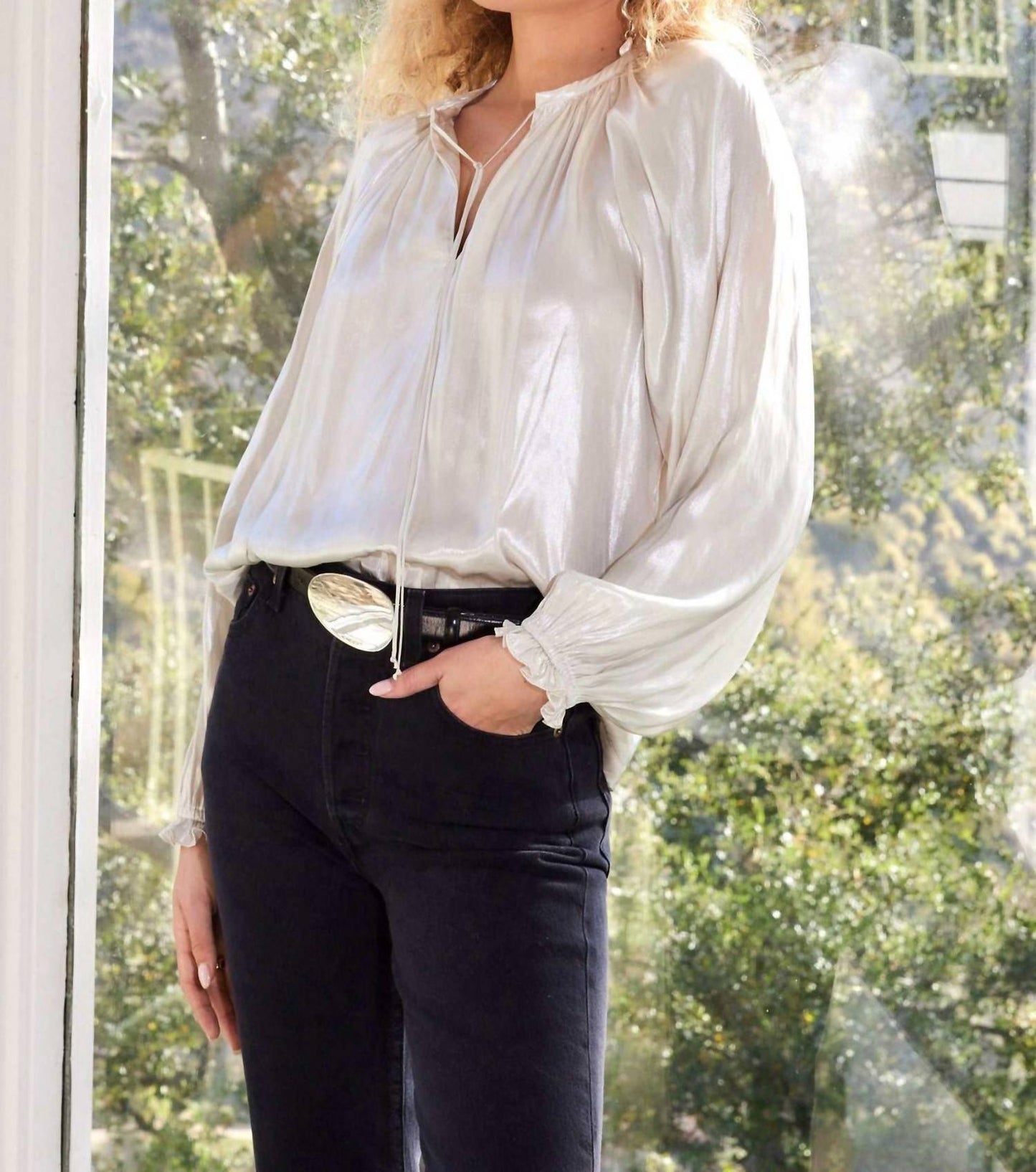 Fifteen Twenty - Willow Peasant Blouse