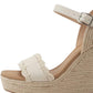 Ccocci - Women's Crochet Lace Espadrille Wedges
