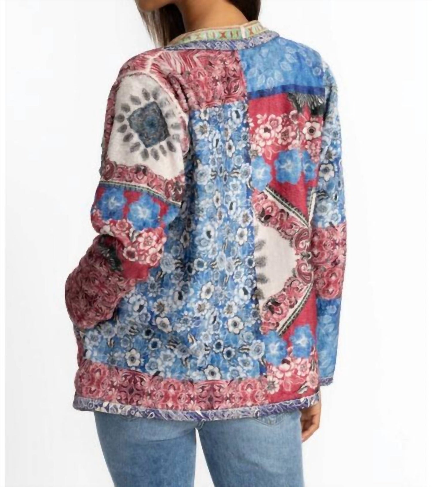 Johnny Was - JOAN WRAP BINDED SHERPA JACKET