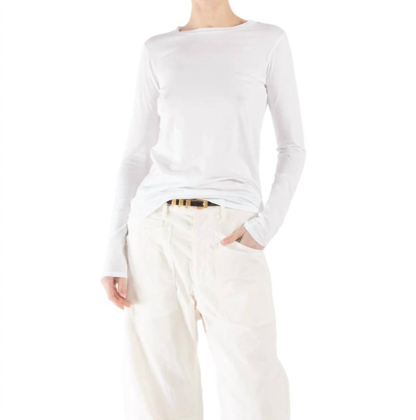Nili Lotan - LONG SLEEVE TEE SHIRT