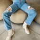 Agolde - 90's Ripped Straight Leg Jeans