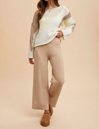 Anniewear - Color Block Chunky Sweater Top