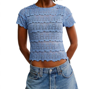 Free People - Angelina Lace Tee