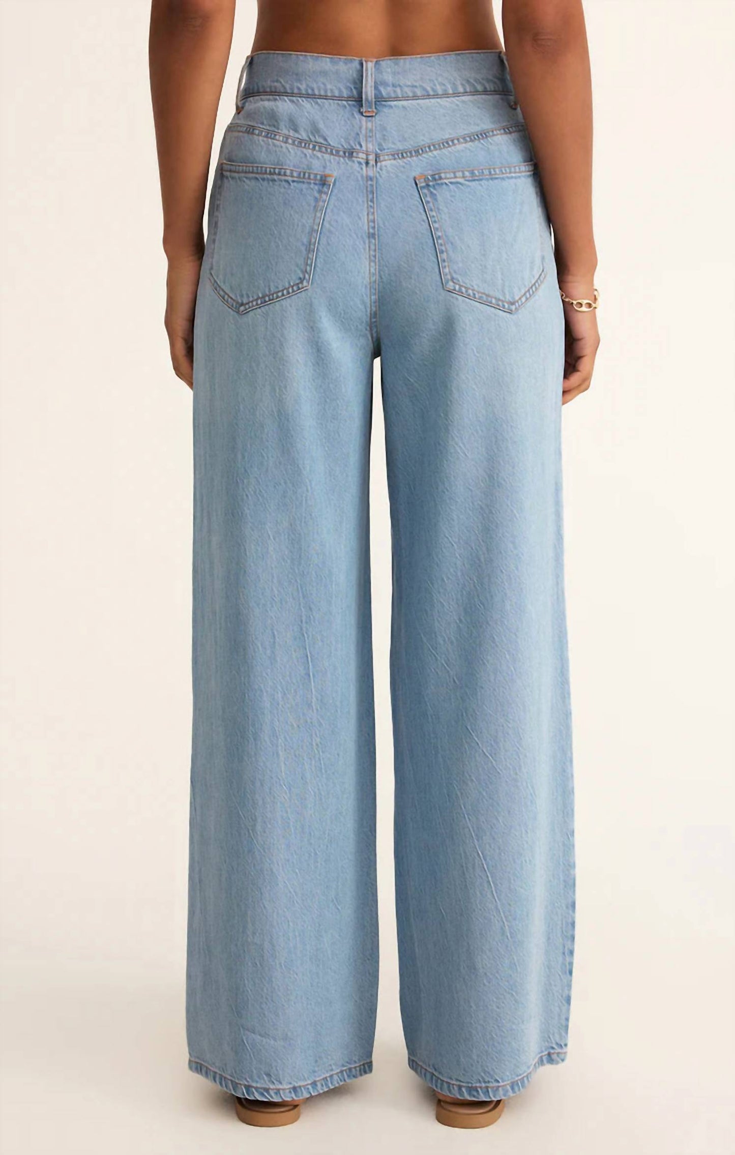 Z Supply - Women's Mia Loose Wide Leg Denim Pant