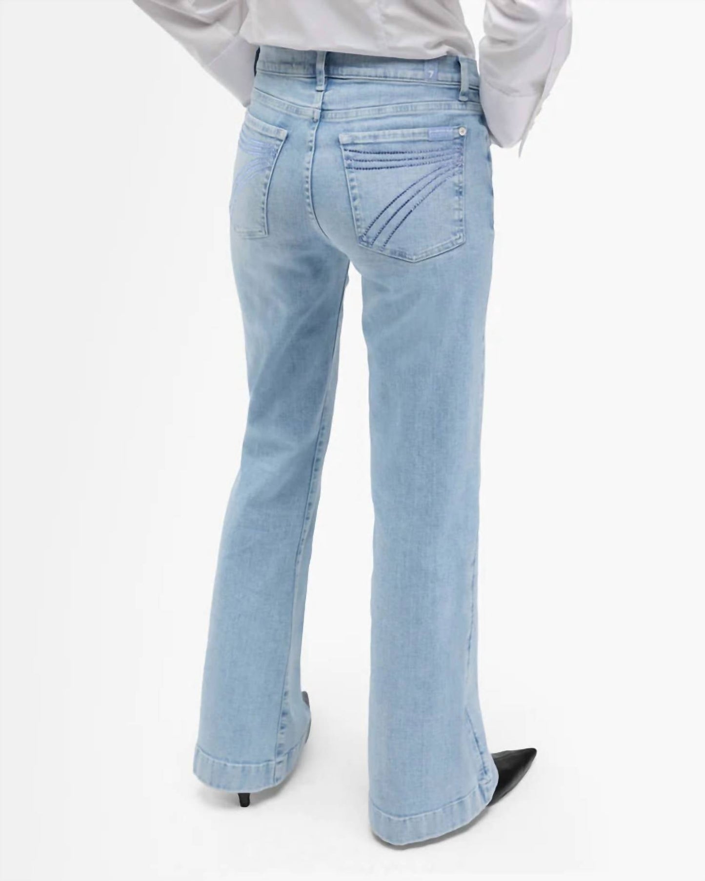7 For All Mankind - Slim Illusion Tailorless Dojo Wide Leg Jeans