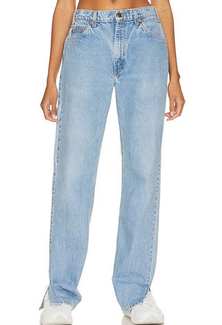 Aligrace - Alyssa Tilted Split Customs Jeans