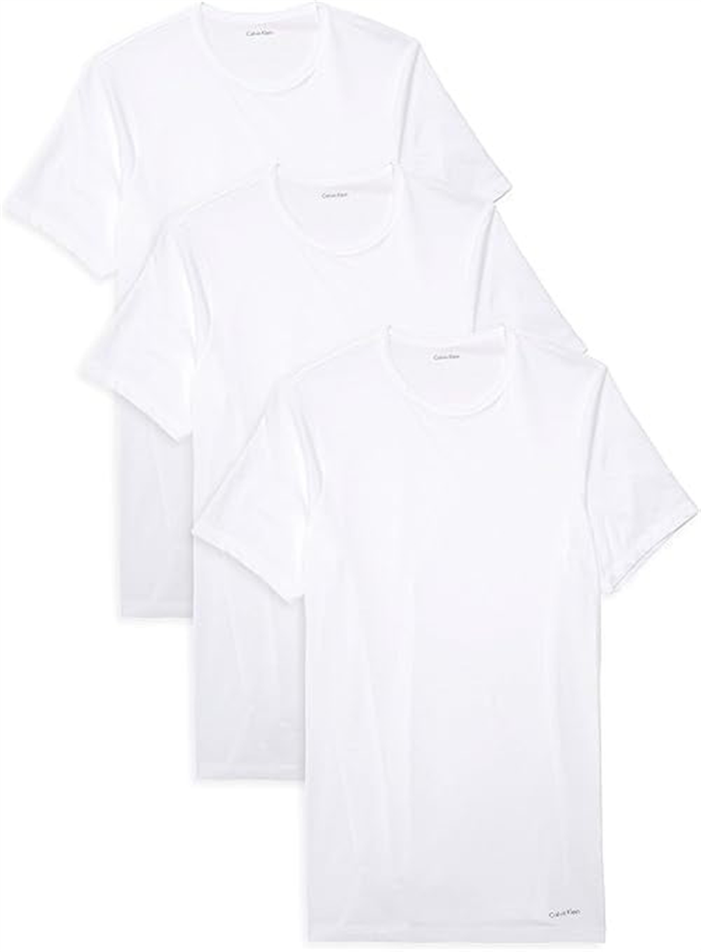 Calvin Klein Men's White 3-Pack T-Shirts Size Large