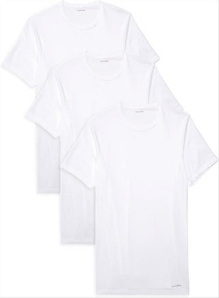 Calvin Klein Men's White 3-Pack T-Shirts Size Large