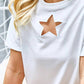 Bibi - Laser Cut Out Star Tee