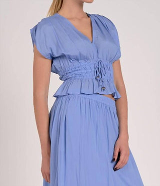 Elan - Sahara Short Sleeve Top