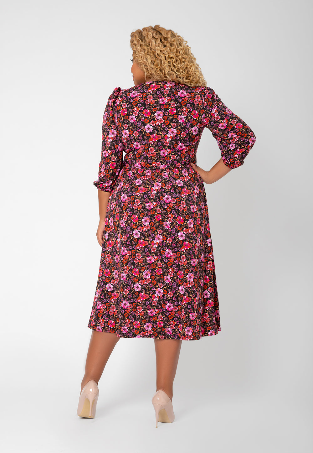 Leota Women's Iman Dress Pink Size 2X