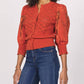 Another Love - Ankara Mesh Cardigan