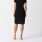 Joseph Ribkoff - Embroidered High Neck Sheath Dress