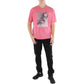 Van Heusen Men's Button Front Shirt Pink