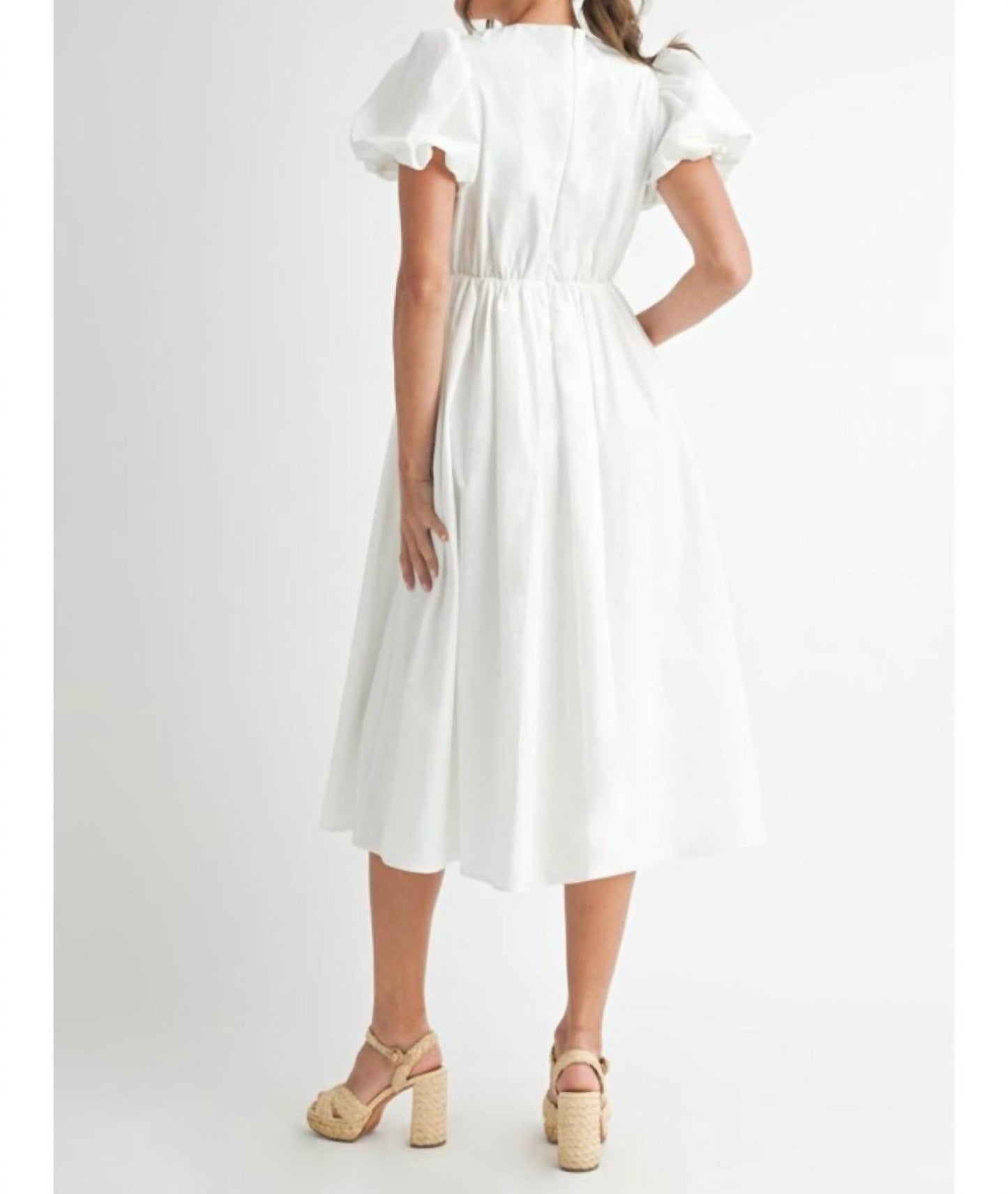 Endless Blu. - Women's Bow Midi Dress