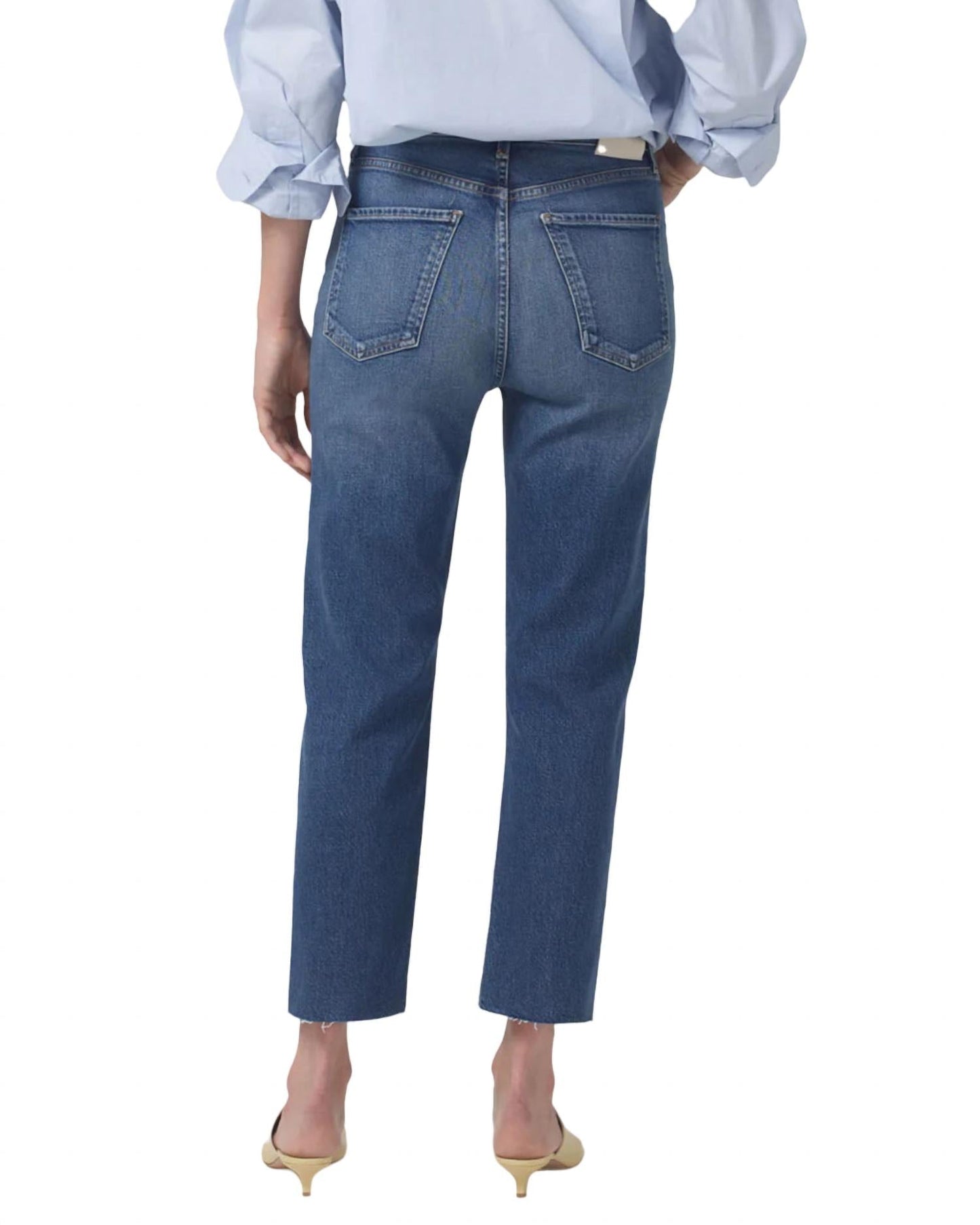 Citizens Of Humanity - Daphne Crop High Rise Stovepipe Jeans