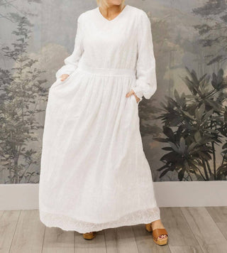 Tea N Rose - Embroidered Maxi Dress