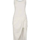 Anemos - Selene Drop Waist Drape Midi Dress
