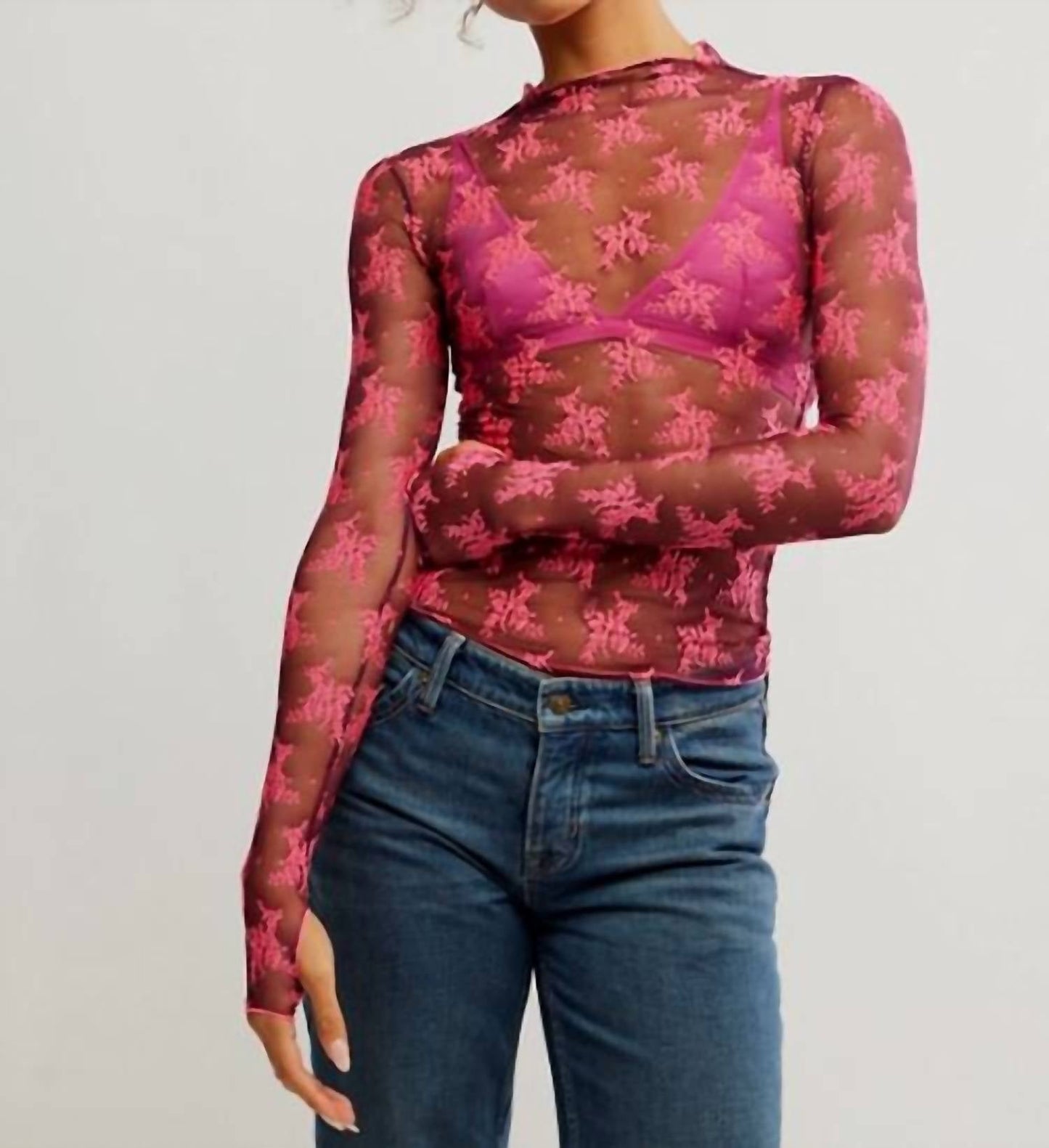 Free People - Two Tone Lady Lux Layering Top