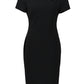 Joseph Ribkoff - Two-tone Asymmetrical Dress