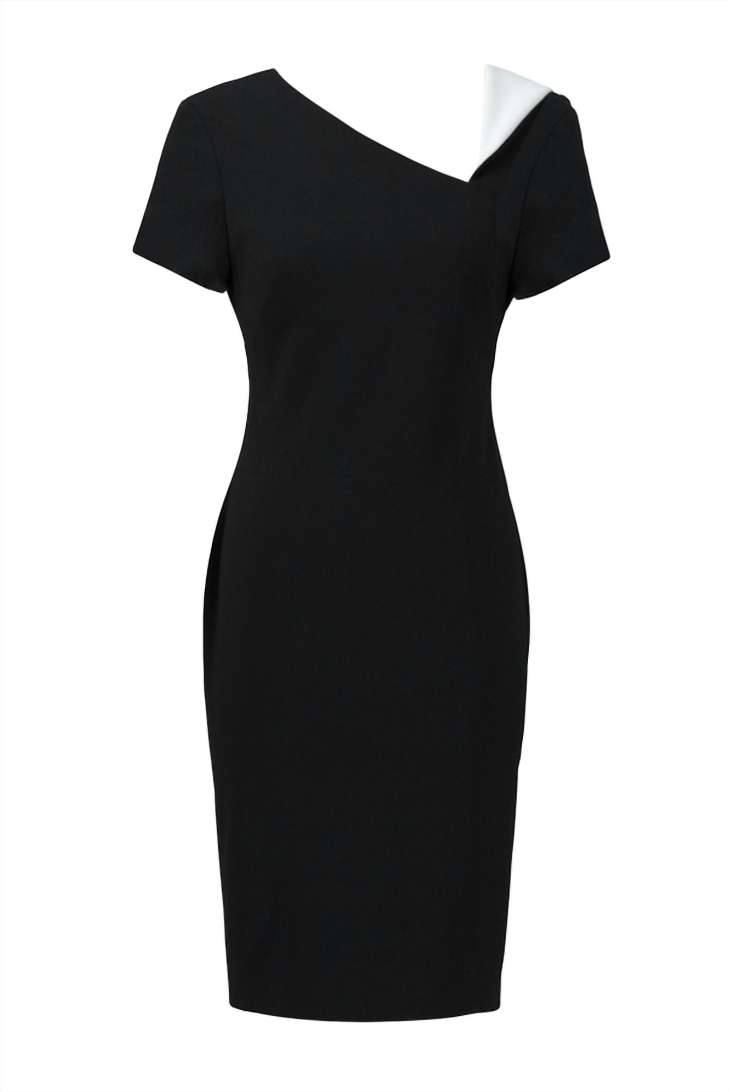 Joseph Ribkoff - Two-tone Asymmetrical Dress