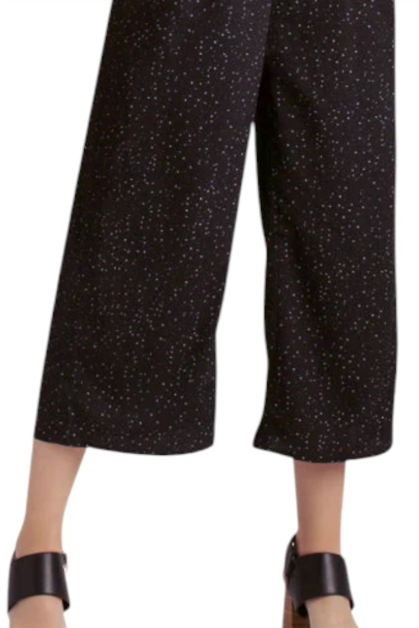 Kensie - Short Sleeve Belted V-Neck Jumpsuit